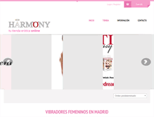 Tablet Screenshot of harmonymadrid.es